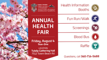 Tulalip Health Fair August 2023